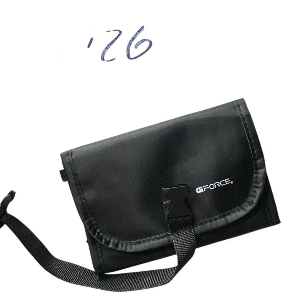 Toiletry Bag Black Hanging Travel Cosmetic Organizer Pouch with Multiple